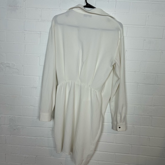 House Of CB Assata White Shirt Dress - Picture 8 of 12